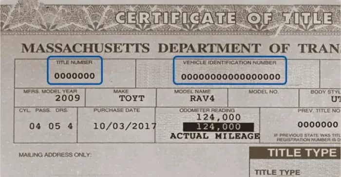 Where to Find the Title Number?