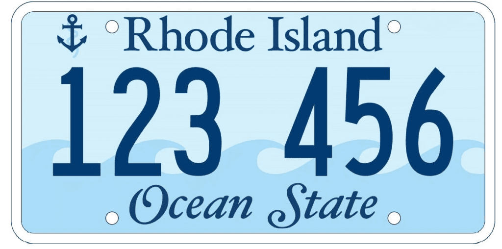 Photo of Rhode Island Plate