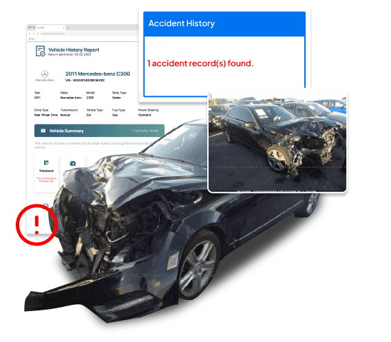 Photo of accident history sample report