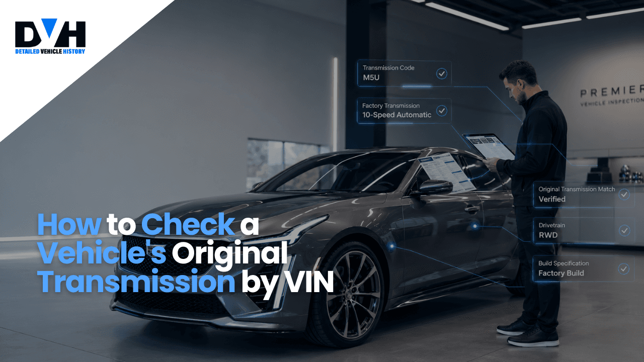 How to Check a Vehicle's Original Transmission by VIN