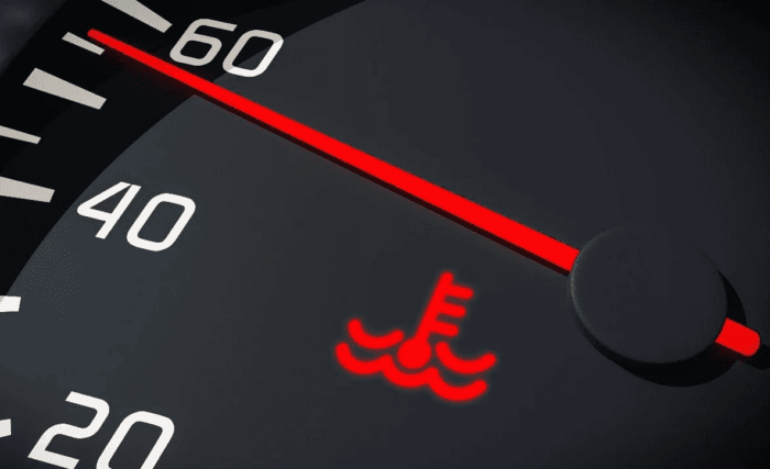 Photo of Low-Temperature Warning Light