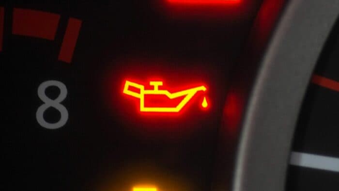 Photo of Oil Pressure Warning Light