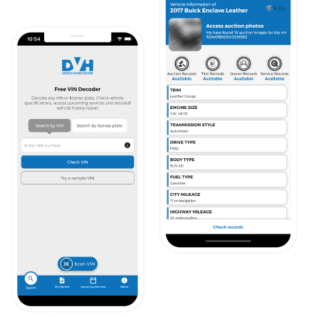 Photo of VIN Decoder & Vehicle History app