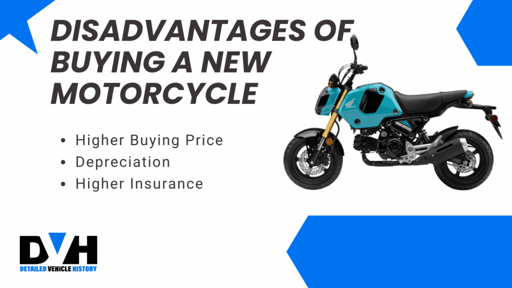 Photo of Disadvantages of Buying a New Motorcycle
