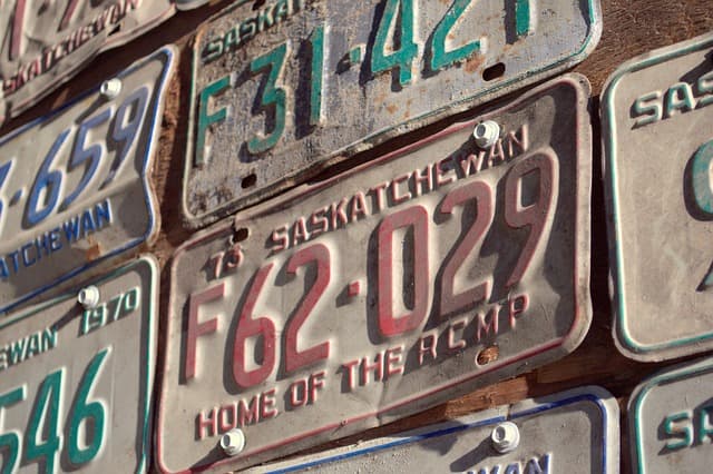 Photo of Licenc Plates