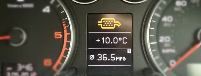 Photo of Particulate Filter Problems Light