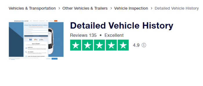 Photo of VehicleHistory VS DetailedVehicleHistory