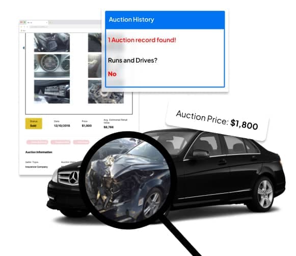 Photo of auction history sample report