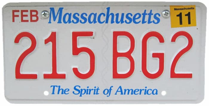 Photo of Massachusetts License Plate Lookup