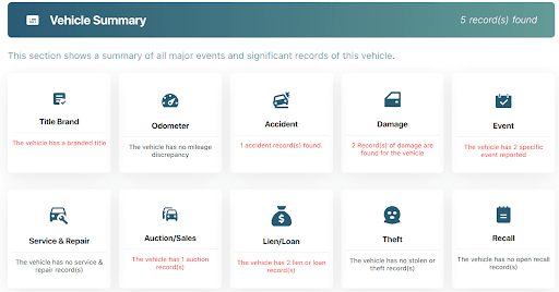 Advanced VIN decoding - get detailed vehicle history reports