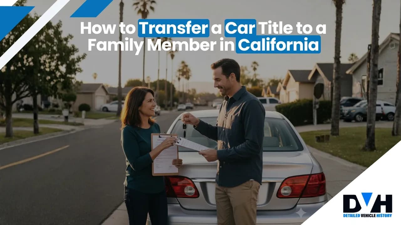 How to Transfer a Car Title to a Family Member in California