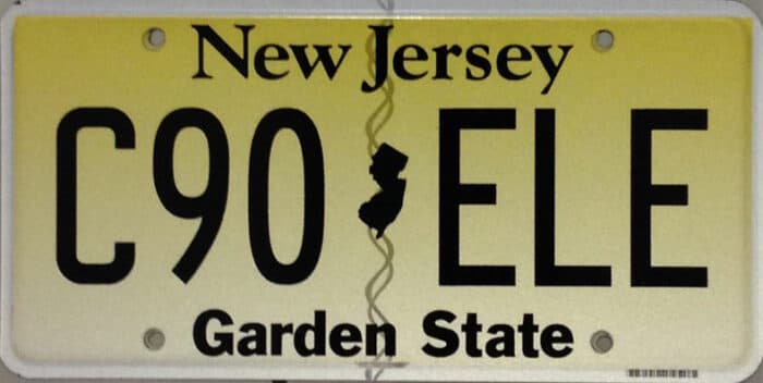 Photo of New Jersey License Plate Lookup