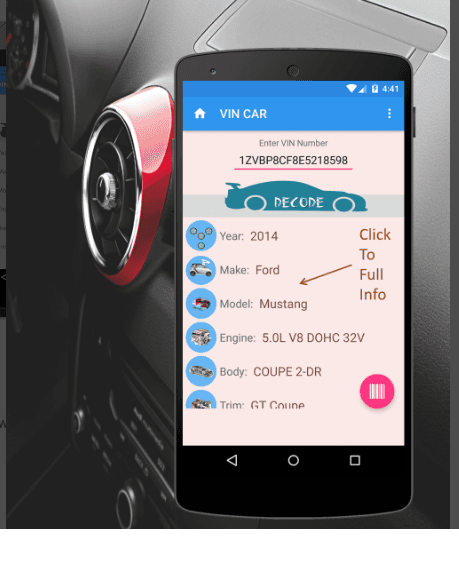 Photo of Obd VIN decode app