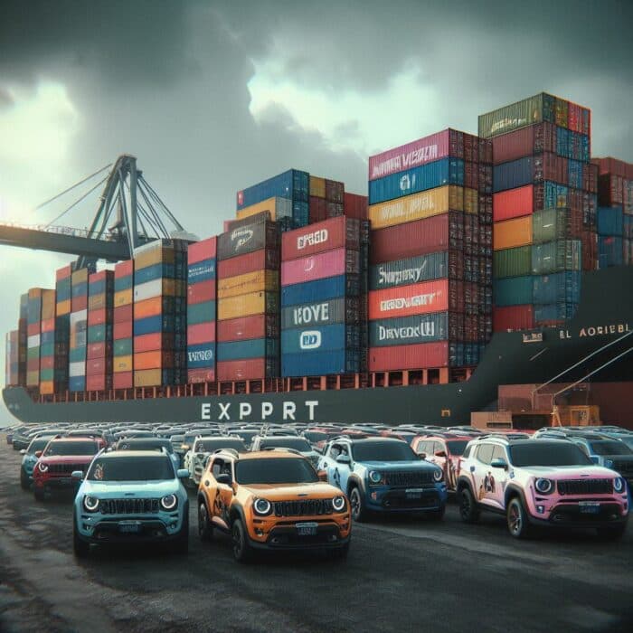 Photo of SUVs for Export