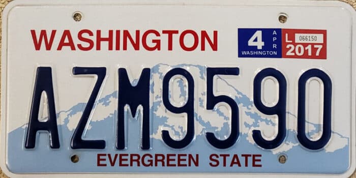 Photo of Washington License Plate Lookup