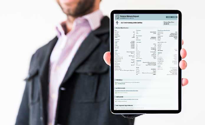 Photo of classic Vehicle history reports