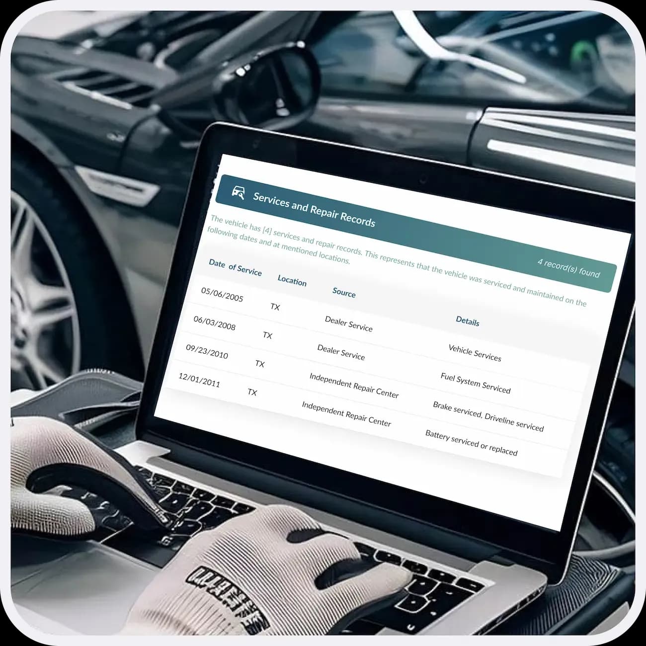 Service Records by VIN