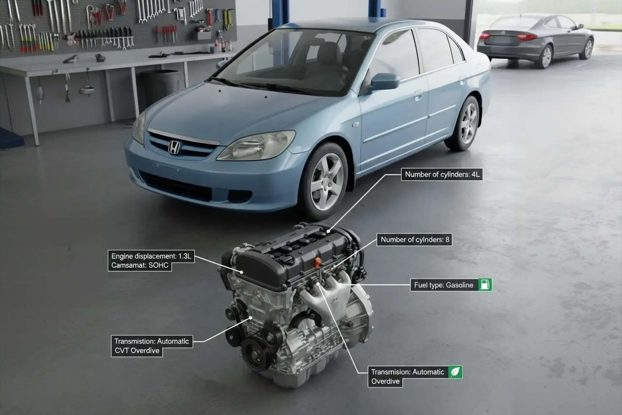 Engine type by VIN
