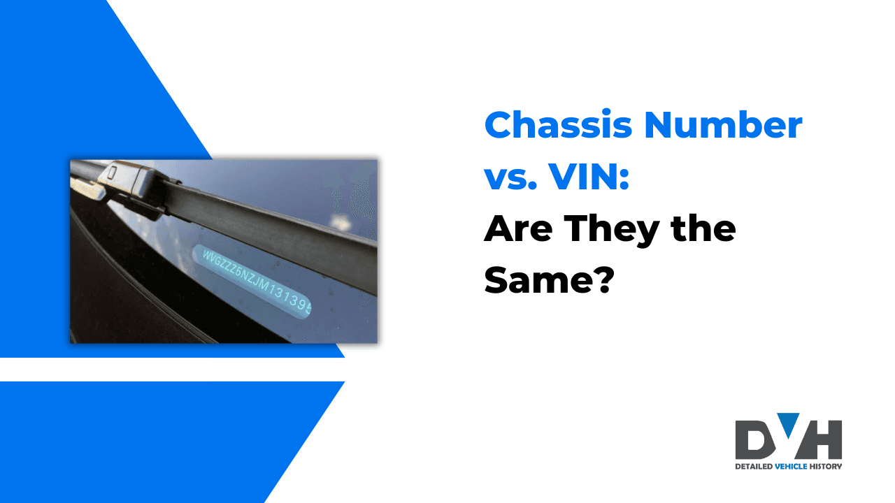 Chassis Number vs. VIN: Are They Really the Same?