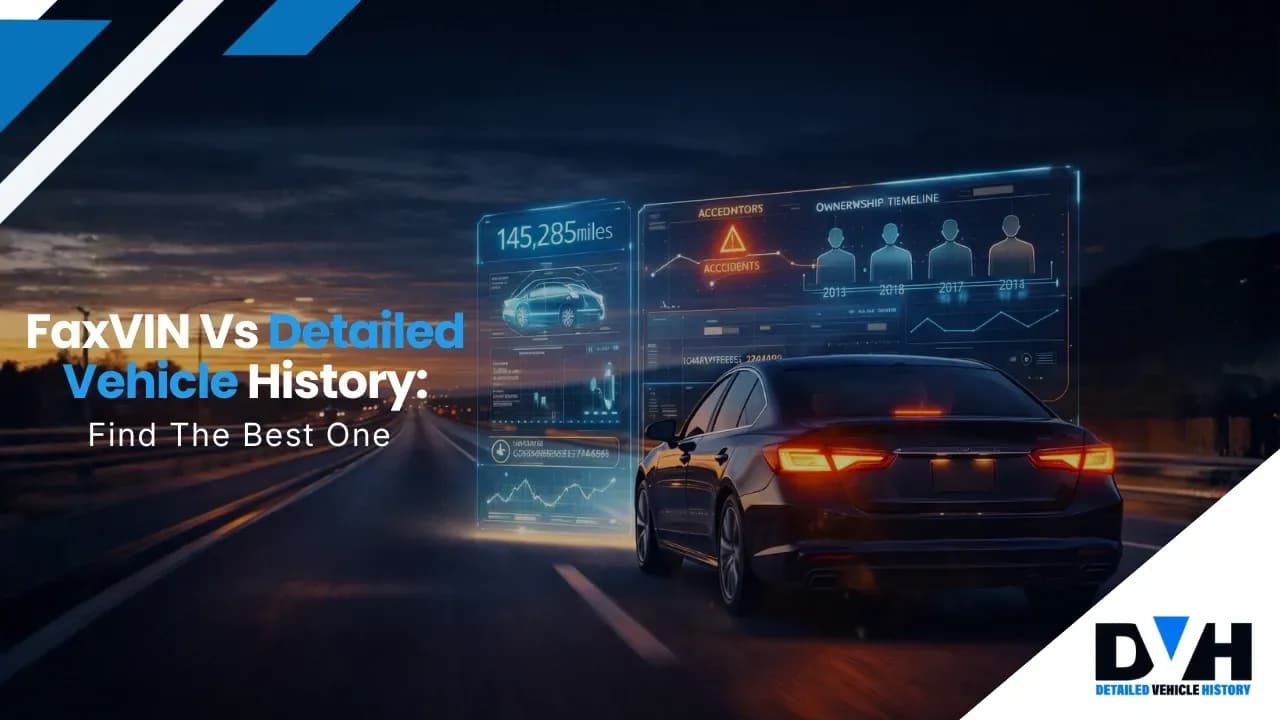 FaxVIN Vs Detailed Vehicle History: Find The Best One
