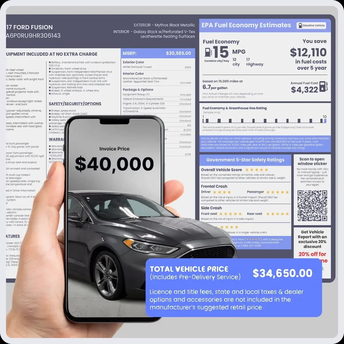 Window sticker preview
