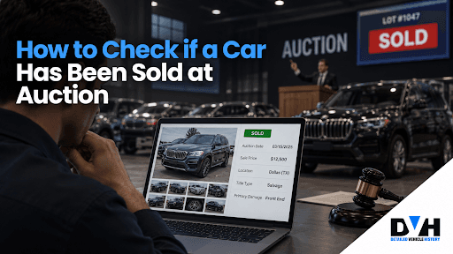 How to Check if a Car Has Been Sold at Auction
