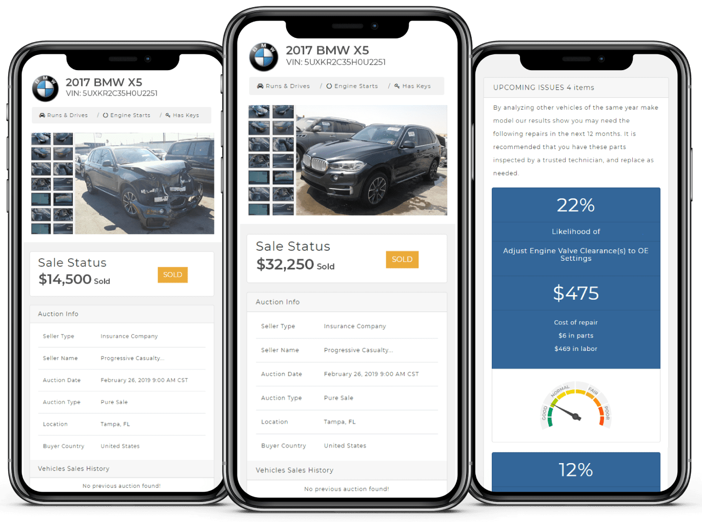 Mobile vehicle history report