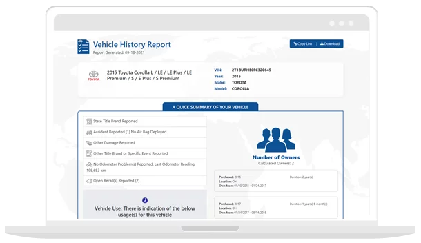 Promote our vehicle history reports
