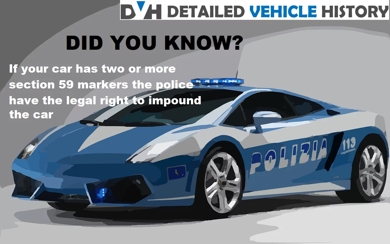 How to check if my car has been marked by police