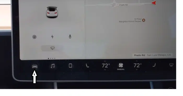 How to check Mileage on Tesla