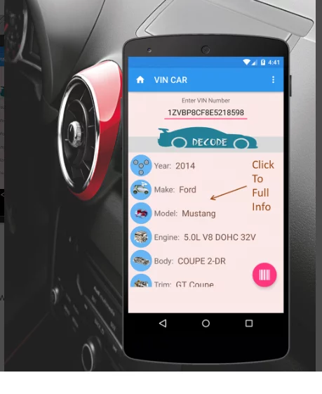 Obd VIN decode app