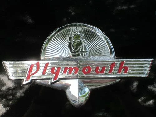 Plymouth classic window sticker