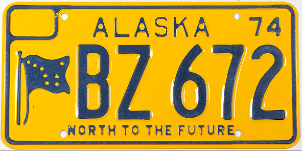 Alaska License plate
