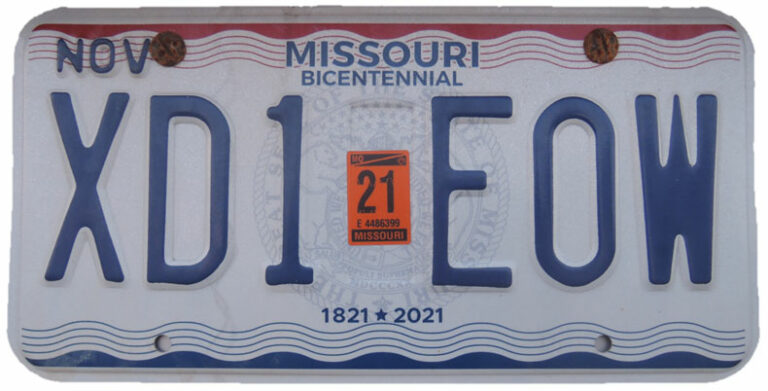 Missouri License Plate Lookup