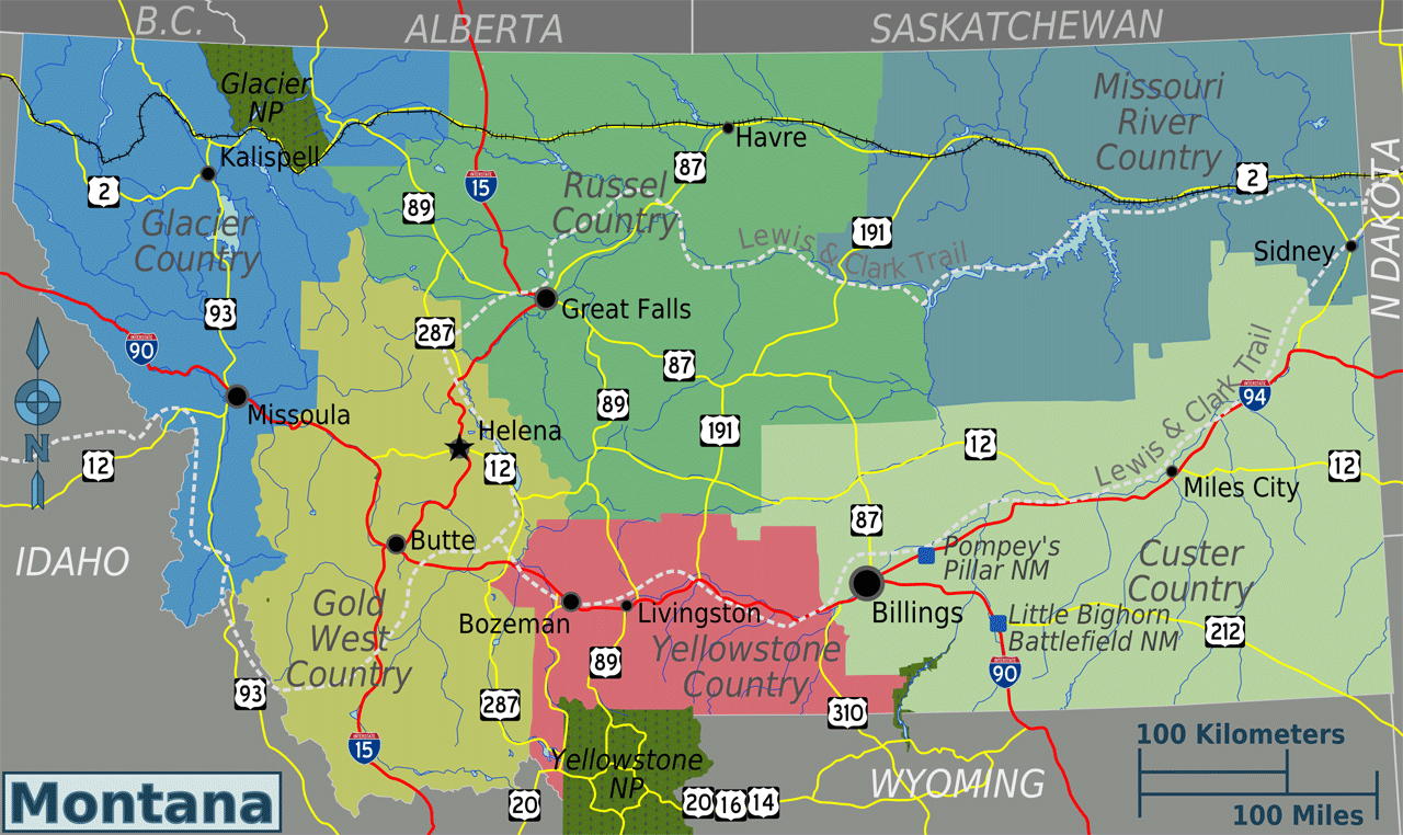 Montana Map