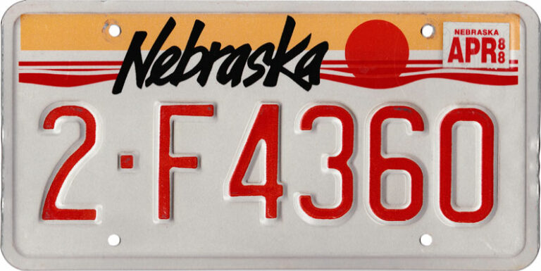 Nebraska License Plate Lookup
