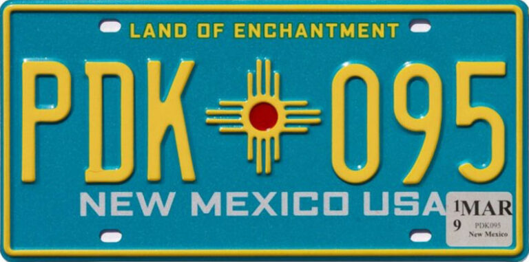 New Mexico License Plate Lookup