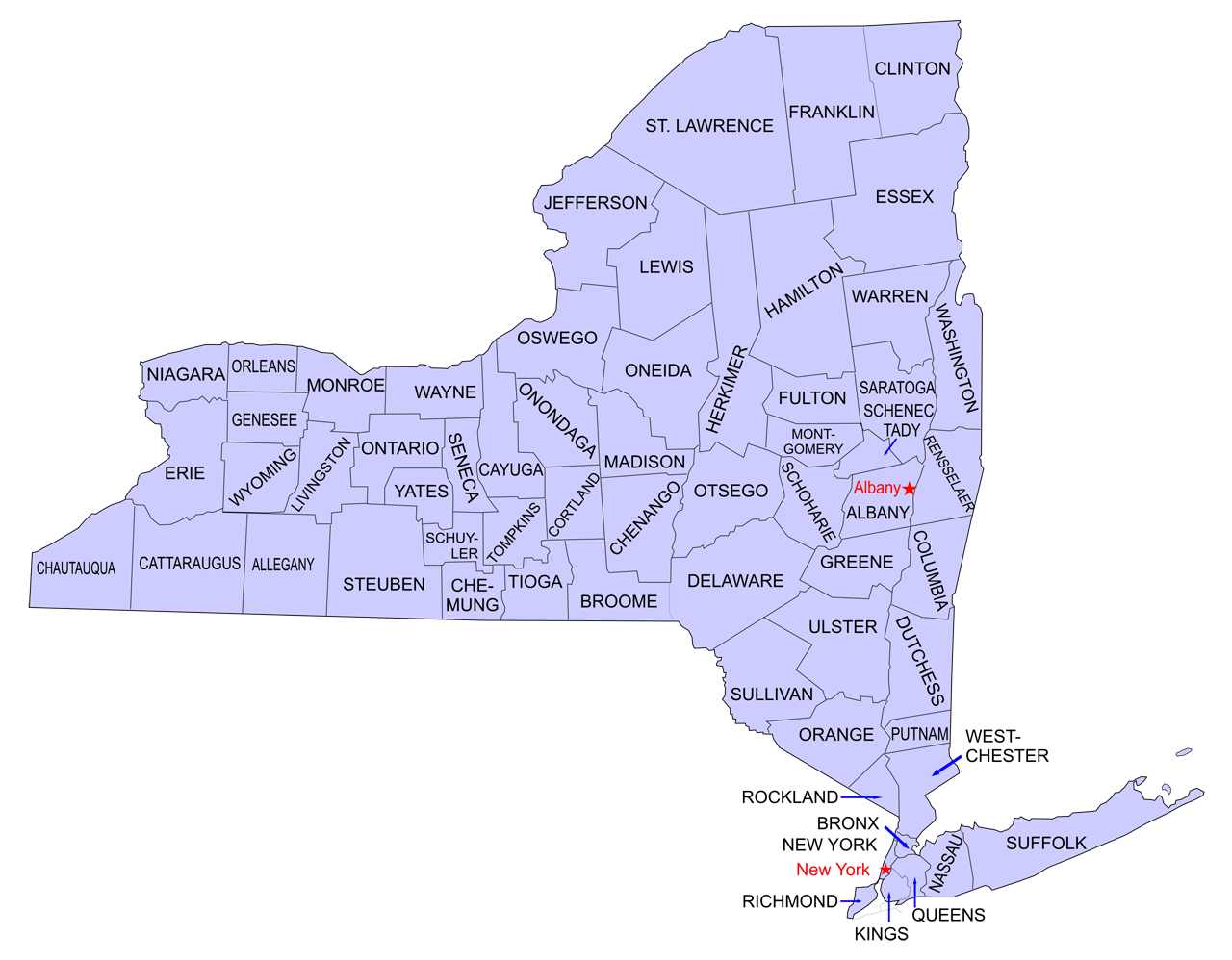 New York Map