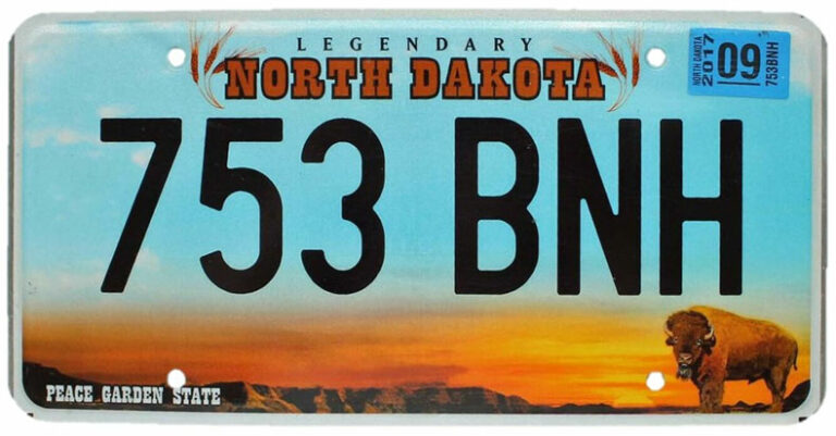 North Dakota License Plate Lookup