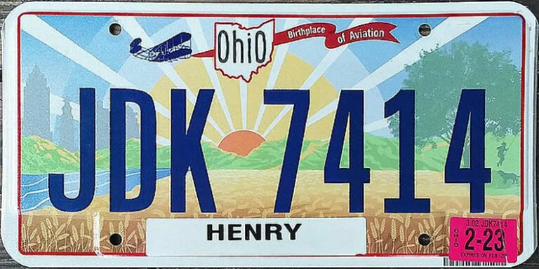 Ohio license plate lookup