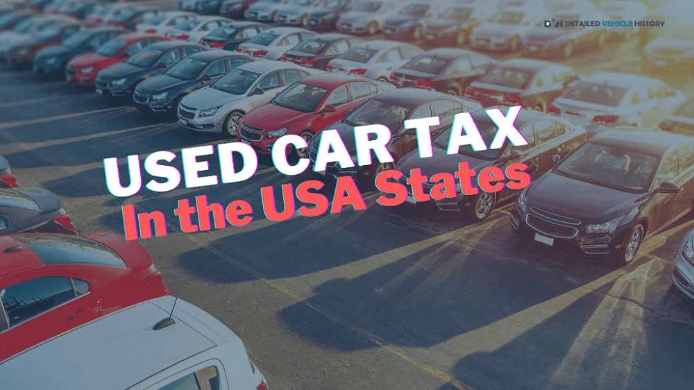 Used car tax in the usa states