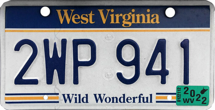 West Virginia License Plate Lookup