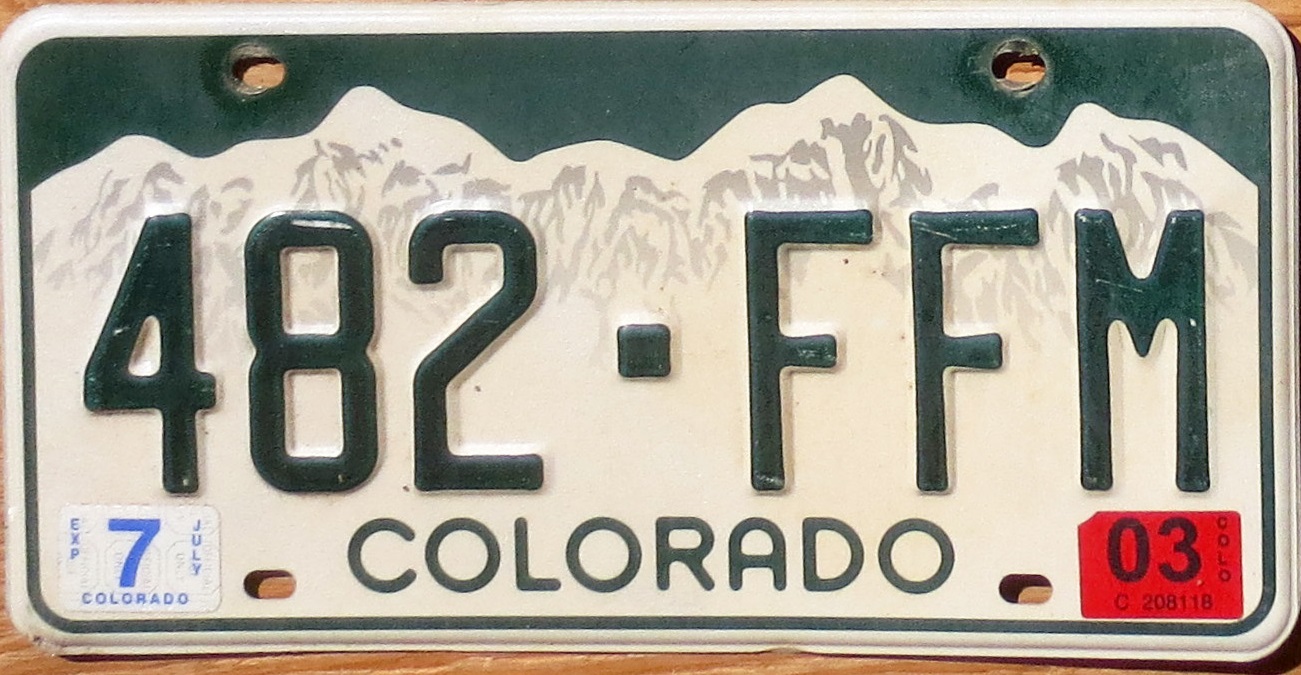 Colorado License Plate Lookup Check CO License Plate Numbers