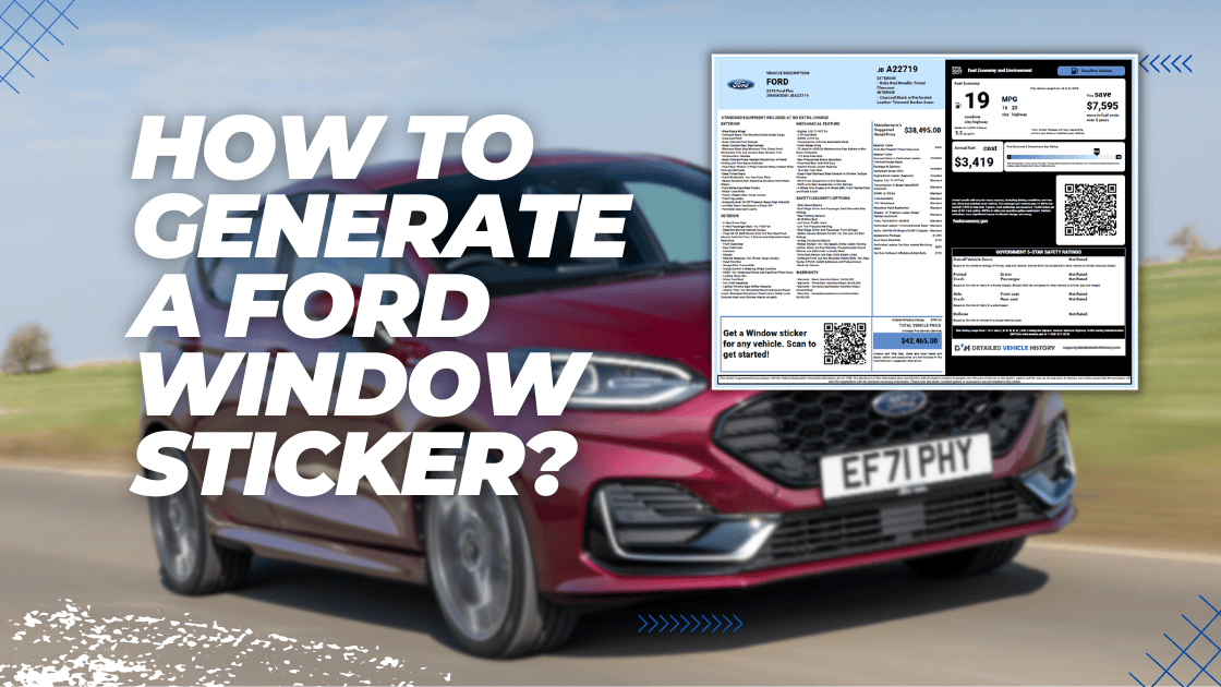 ford window sticker generator