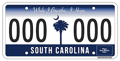 License Plate South Caroline Decoder