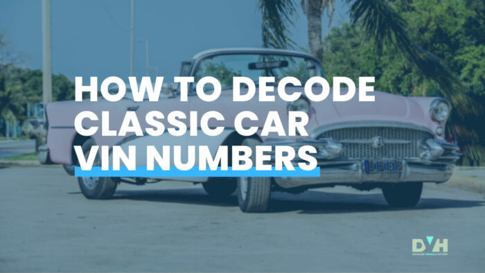 Decode Classic car vin number