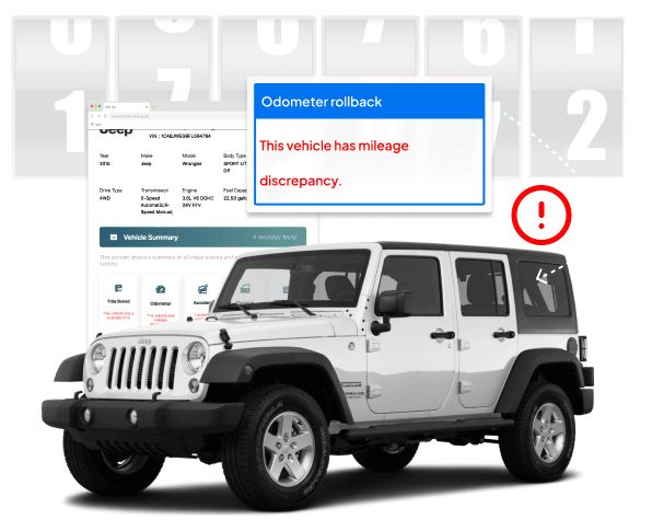 odometer rollback sample report