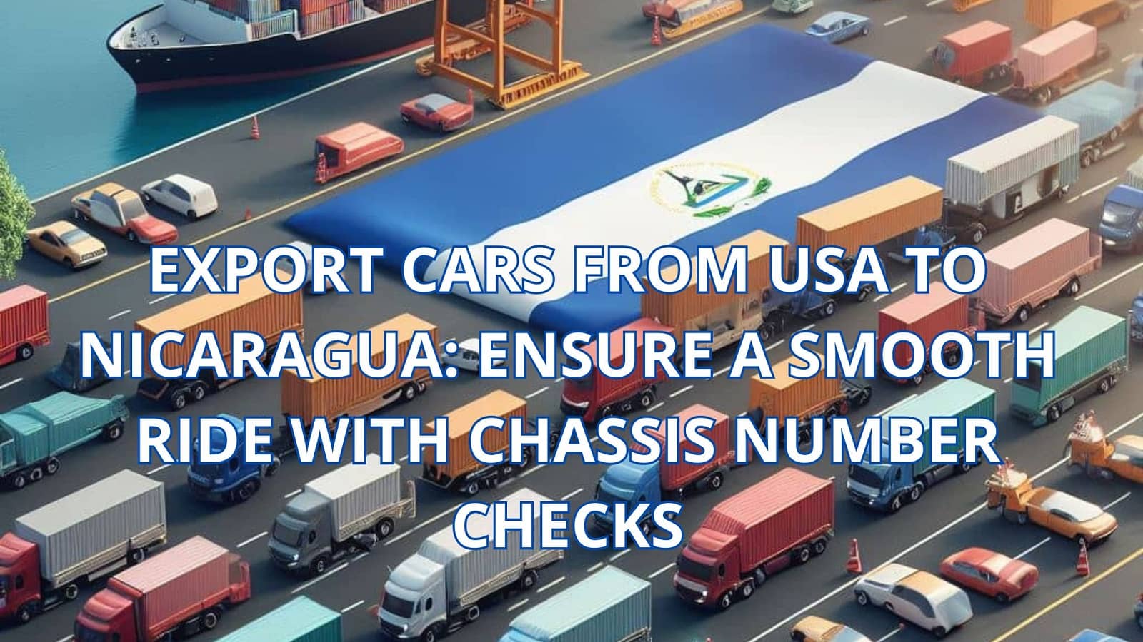 Export Cars from USA to Nicaragua Ensure a Smooth Ride with Chassis Number Checks