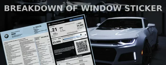 How to Read a Window Sticker, Used and New Car