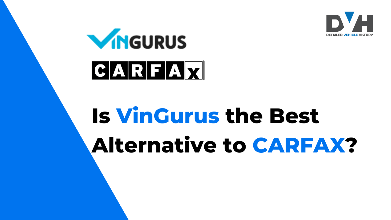 A banner image comparing VinGurus vs. Carfax